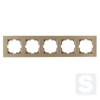 Рамка на 5 постів горизверт. монтаж Arvia Electric KAREN Титан (20 05 2000 025)